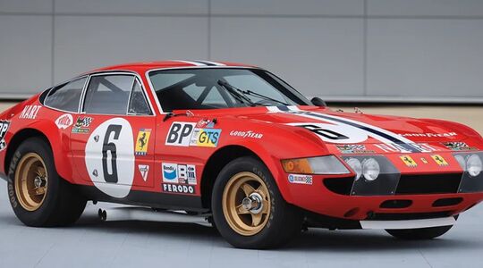 De Ferrari uit 1973 naar een veiling zal gaan