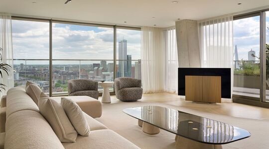 Het penthouse van Peter Goedvolk in Rotterdam