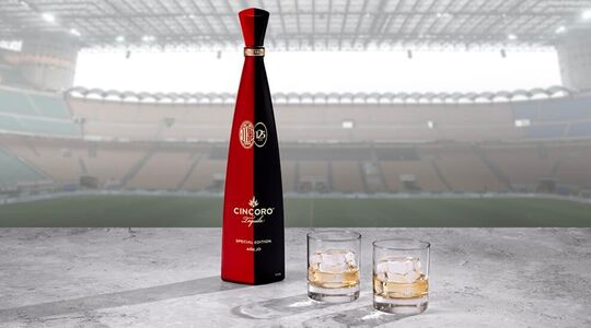 De tequila die door AC Milan wordt verkocht
