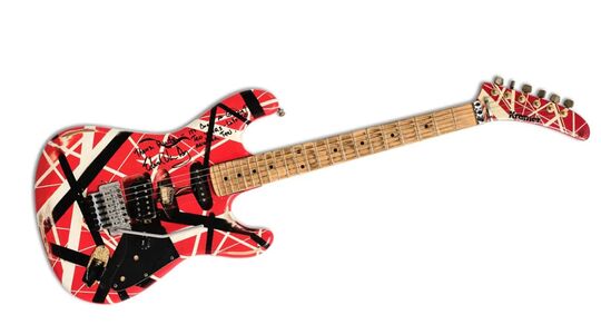 De gitaar van rockster Eddie van Halen gaat naar de veiling