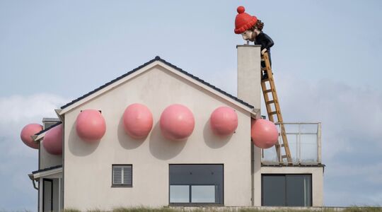 De kauwgomballenvilla in Zandvoort