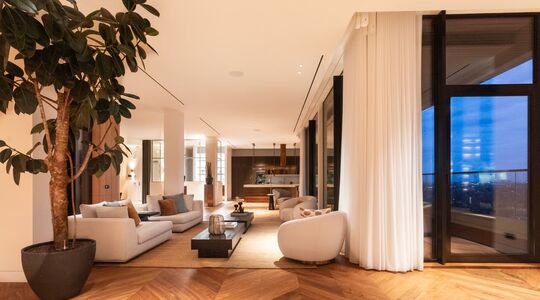 Het penthouse van Adriaan Mol in Amsterdam