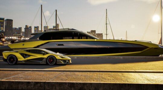 Het superjacht van Lamborghini.