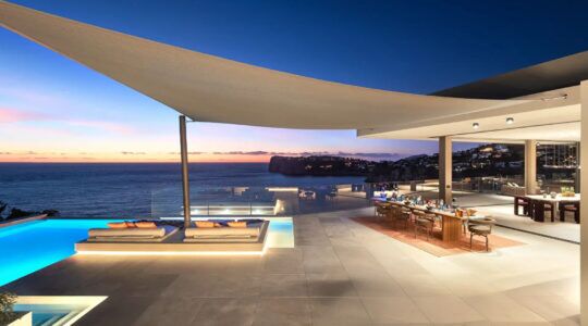 De desbetreffende villa op Mallorca