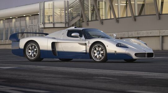 De Maserati MC12 die naar de veiling gaat