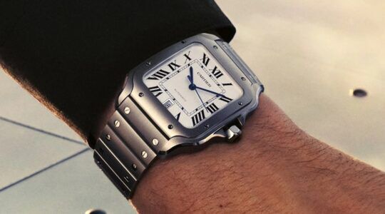 De Cartier Santos van titanium