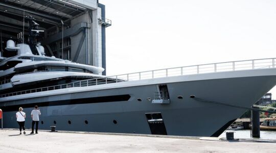 Het superjacht van de eigenaar van Oceanco