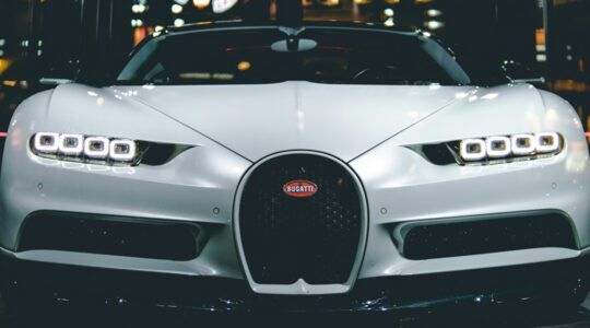 Een wagen van Bugatti