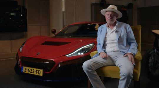 Michel Perridon voor zijn Rimac Nevera
