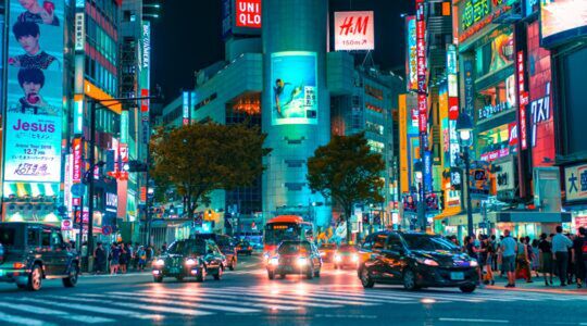 De Japanse hoofdstad Tokio