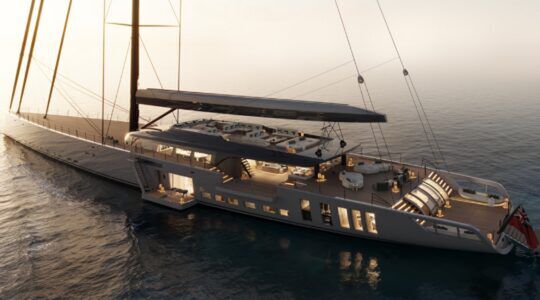 Het superjacht SKY van Royal Huisman