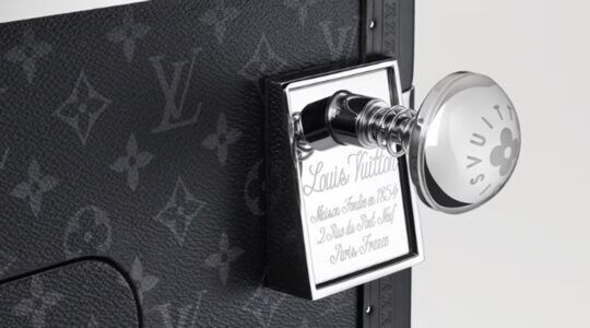 De knop op de flipperkast van Louis Vuitton