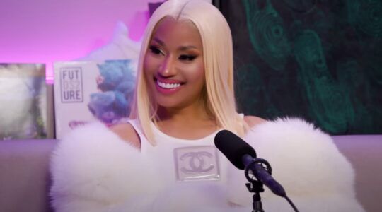 Nicki Minaj tijdens een interview