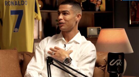 Cristiano Ronaldo met zijn Jacob & Co.-horloge van € 1,25 miljoen