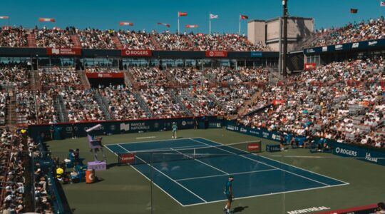 Een wedstrijd van de Australian Open, alwaar veel prijzengeld wordt vergeven