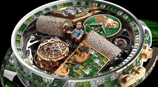 De wijzerplaat van de Jacob & Co Vantara.