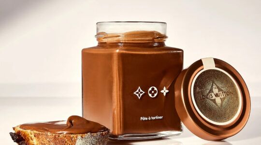 De chocoladepasta van Louis Vuitton