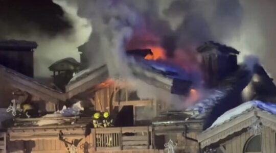 De brand in hotel Grandes Alpes in Courchevel