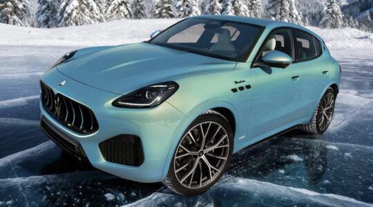 De op Alpenlandschappen geïnspireerde Maserati Grecale Cristallo Special Edition