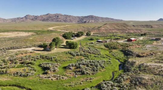 De ranch van Christopher Robinson in Wyoming