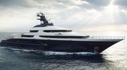 Het ondersteuningsjacht van Oceanco-eigenaar Gabe Newell