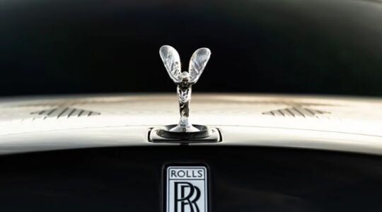 Het logo van Rolls-Royce