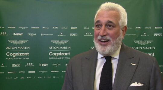 Lawrence Stroll tijdens een interview