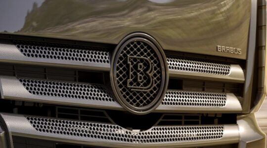 De voorkant van de grootste Brabus ooit