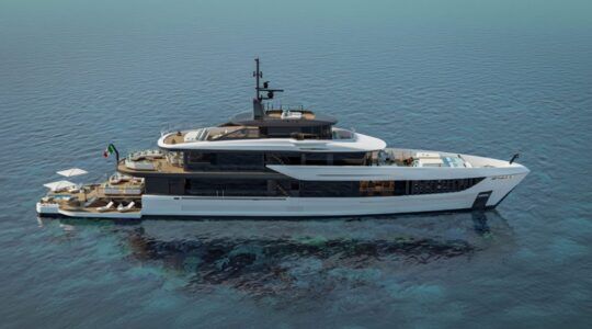 Het superjacht van Mangusta Yachts