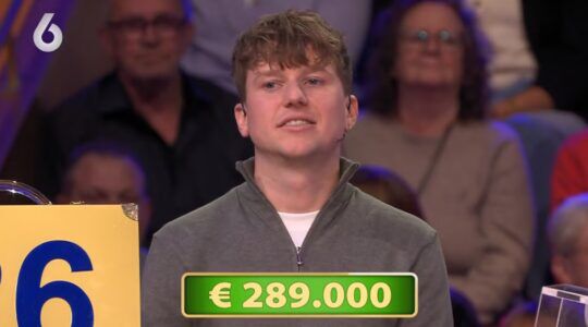 28-jarige Nijmegenaar wint met bijzondere tactiek € 289.000 bij Miljoenenjacht