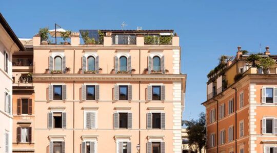 Het penthouse in het centrum van Rome