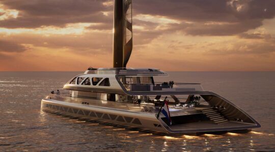 Het catamaranconcept van Royal Huisman