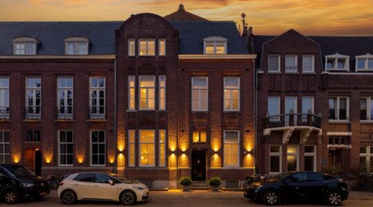 Het herenhuis in Amsterdam.