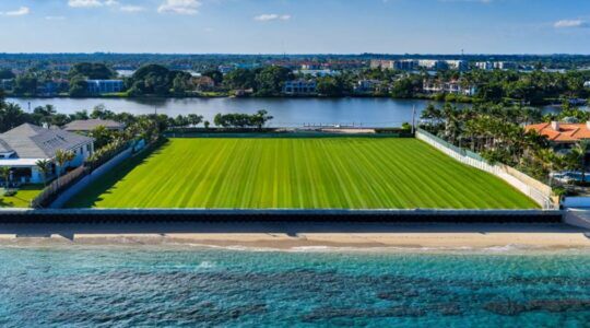 Het stuk grond in Florida