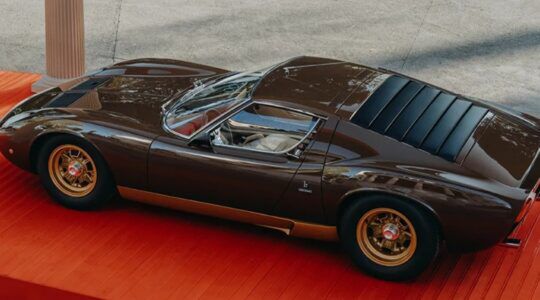 De gerestaureerde Lamborghini Miura