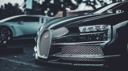 Een auto van Bugatti, ontwikkeld toen Porsche nog een Bugatti-aandeel bezat