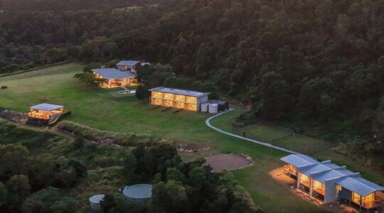 De ranch op het Australische platteland