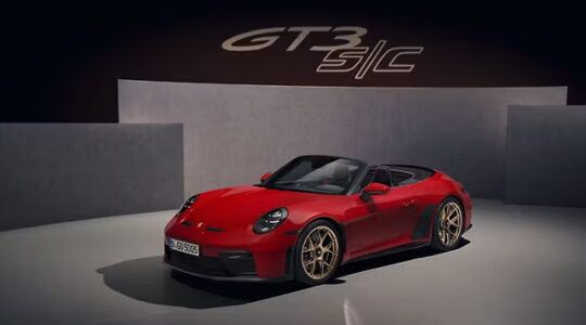 De voorzijde van de Porsche 911 GT3 S/C
