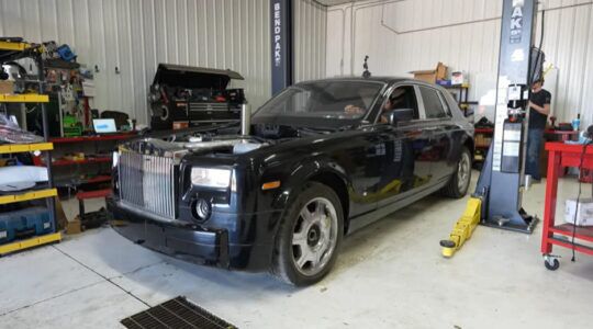 De Rolls-Royce Phantom die is voorzien van Cummins-diesel
