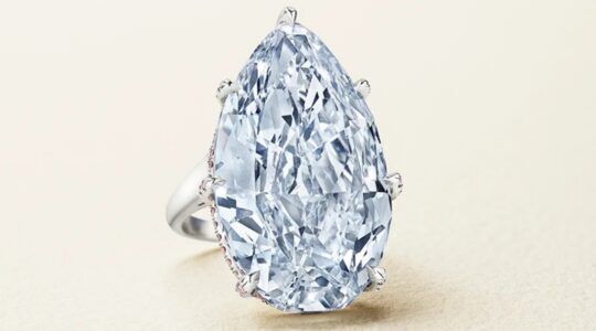 De blauwe diamant van Christie's