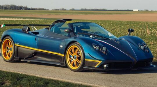 De Pagani Zonda die naar de veiling gaat