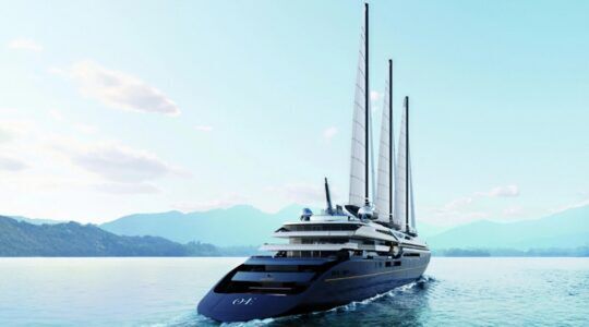 De Orient Express Corinthian op zee