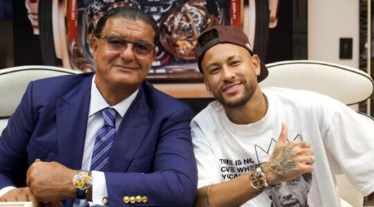 Het nieuwe horloge van Neymar Jr.