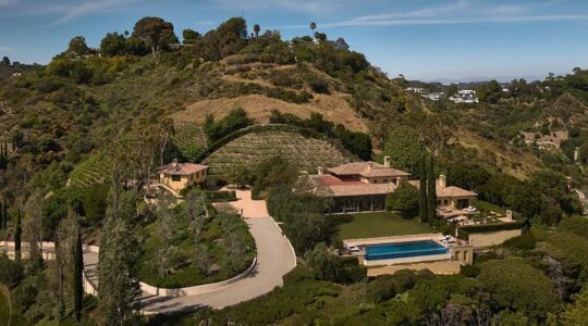 De villa in Bel Air met wijngaard