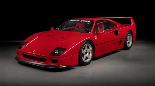De Ferrari F40 Michelotto vanaf de voorzijde