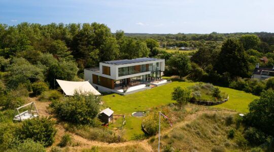 De villa in Zandvoort van boven