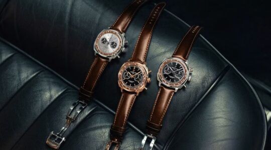 De drie versies van het nieuwe horloge van Breitling