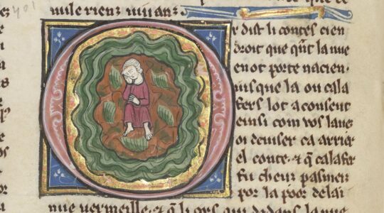 Een detailshot van het Arthur-manuscript