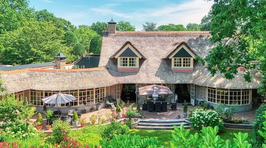 De achterzijde van de Brabanste villa