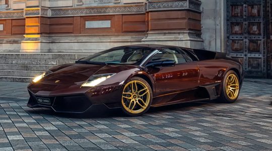 De buitenzijde van de Lamborghini Murciélago